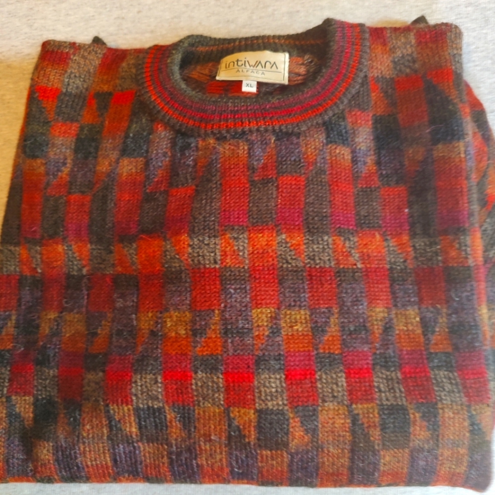 Men's intiwara alpaca sweater